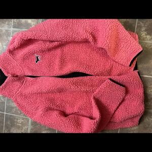 Womens PINK fleece jacket small
